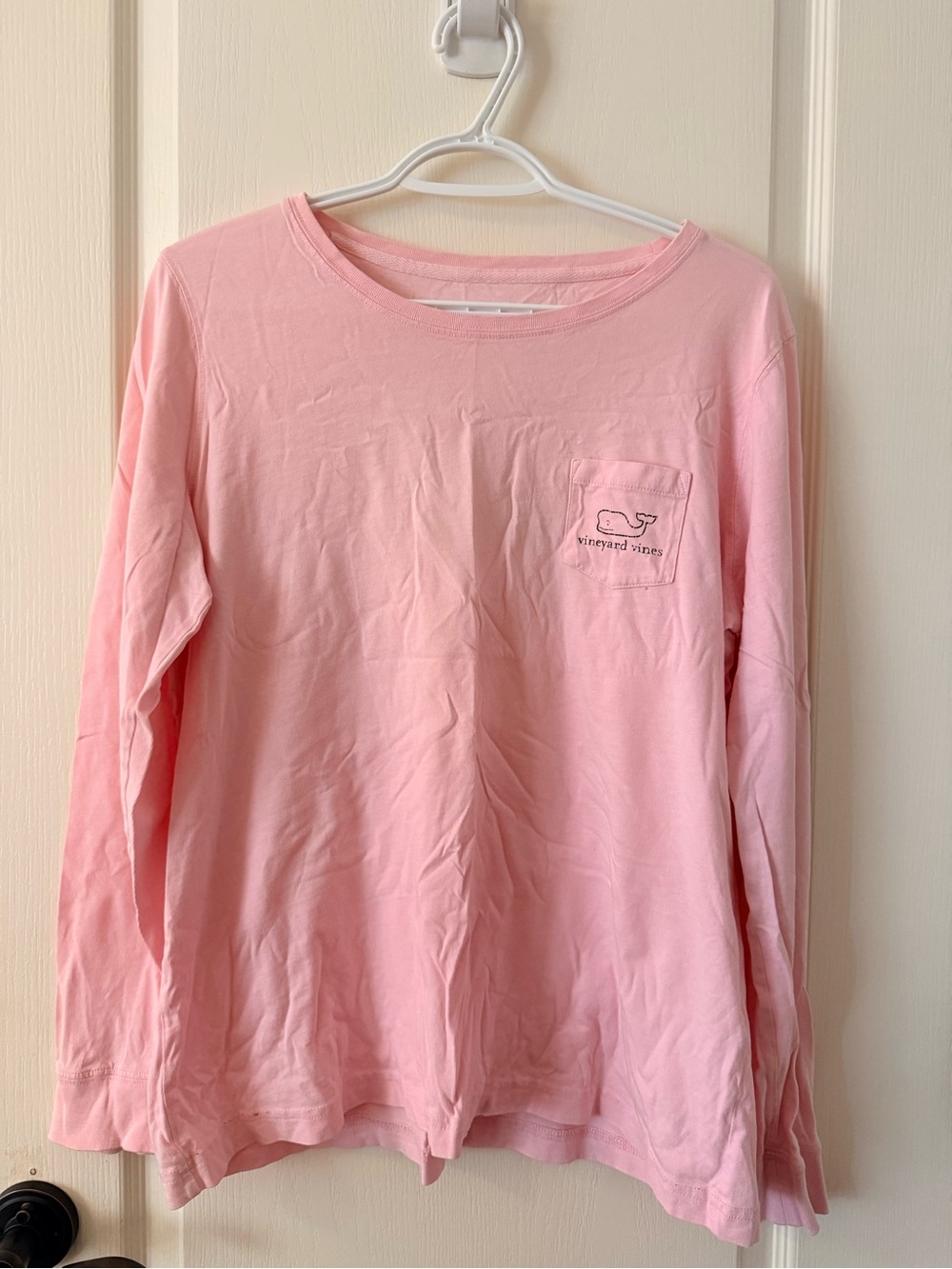 Vineyard Vines Light Pink Long Sleeve Pocket Shirt